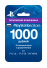 Sony Playstation Store пополнение бумажника: Карта оплаты 1000 руб. (конверт) фото 1