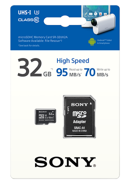 Карта памяти microSD Sony SR32UX2AT фото 2