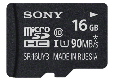 Карта памяти microSD Sony SR16UY3AT фото 1
