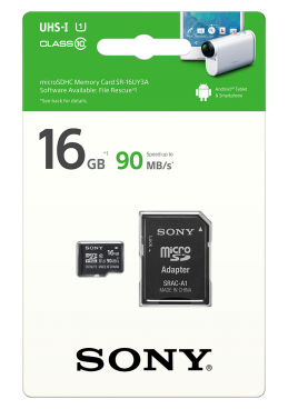 Карта памяти microSD Sony SR16UY3AT фото 2
