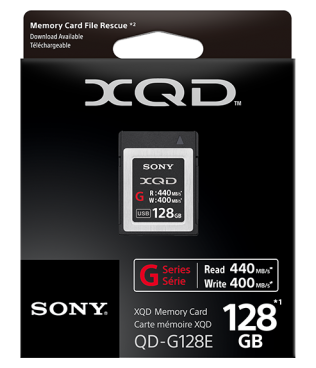 Карта памяти XQD Sony QD-G128E фото 2