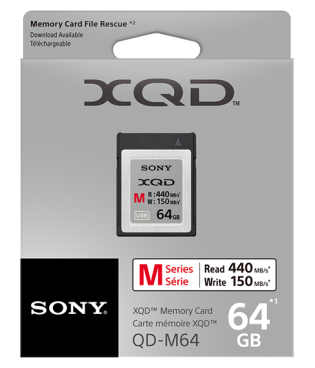 Карта памяти XQD Sony QD-M64 фото 2