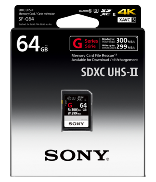 Карта памяти Sony SF-G64 фото 3