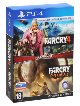 Комплект для PS4 «Far Cry 4» + «Far Cry Primal» [PS4, русская версия]  фото 1