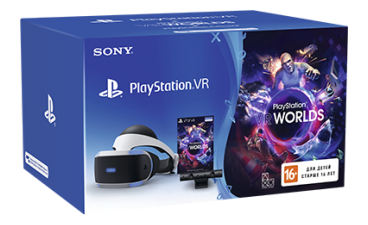 Sony PlayStation VR комплект с камерой и игрой VR Worlds фото 1
