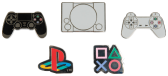 Значки PlayStationEnamel Pin Badges