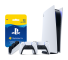 Консоль PlayStation®5 Digital edition в комплекте с контроллером DualSense™, зарядной станцией для Dualsense и картой подписки PS Plus на 12 месяцев фото 1