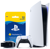 Консоль PlayStation®5 в комплекте с HD-камерой и картой подписки PS Plus на 12 месяцев